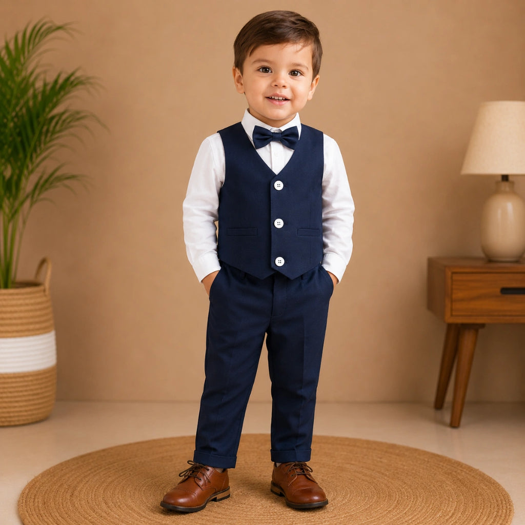 Plain Waistcoat Set