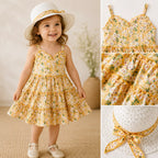 Yellow Dress with Hat
