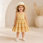 Yellow Dress with Hat