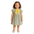 Yellow Ribbon Cotton Dress