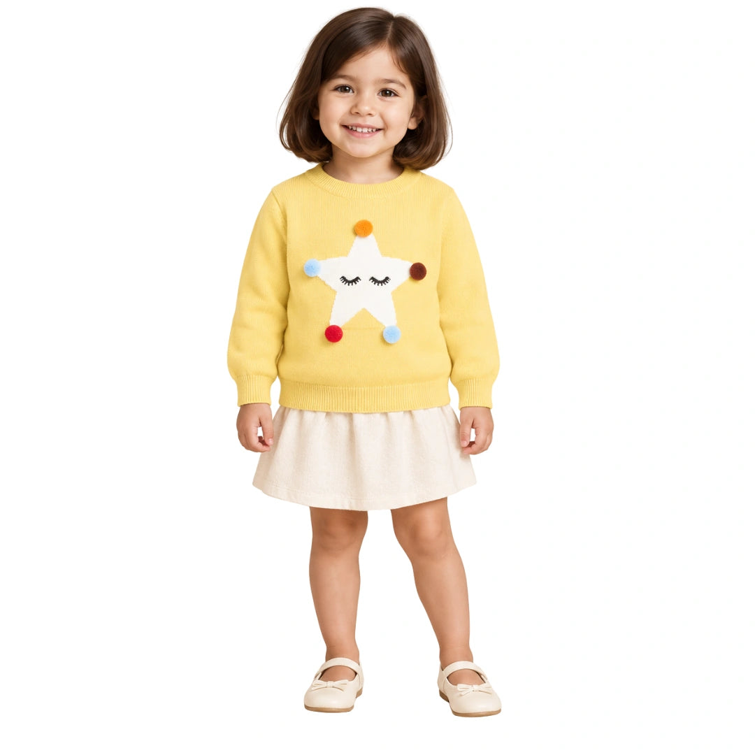 Star Pom Pom Sweater Unisex