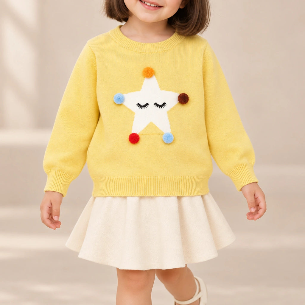 Star Pom Pom Sweater Unisex