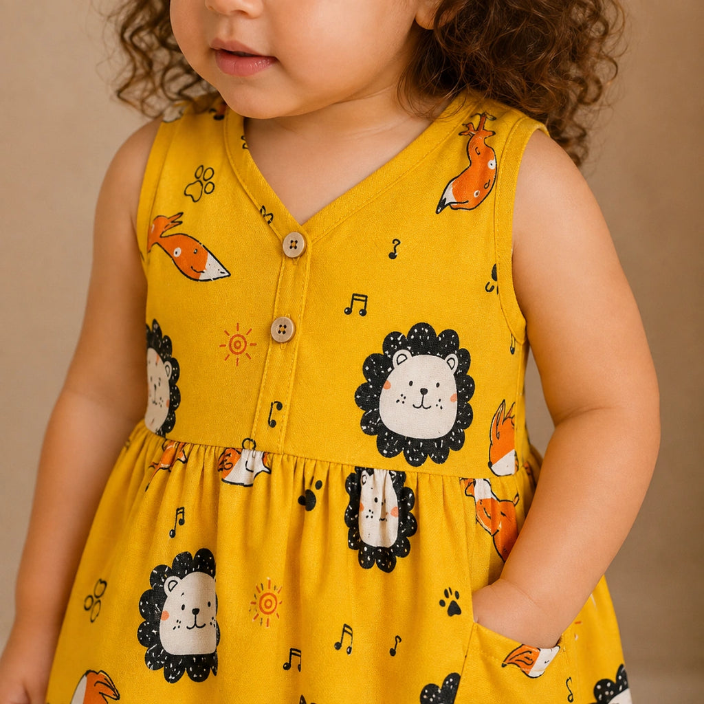 Lion Cotton Dress