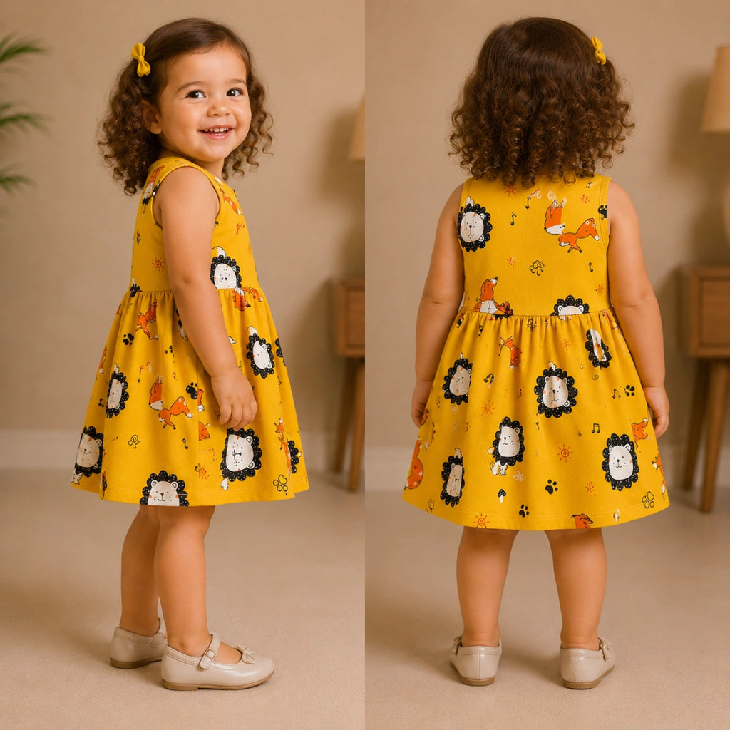 Lion Cotton Dress
