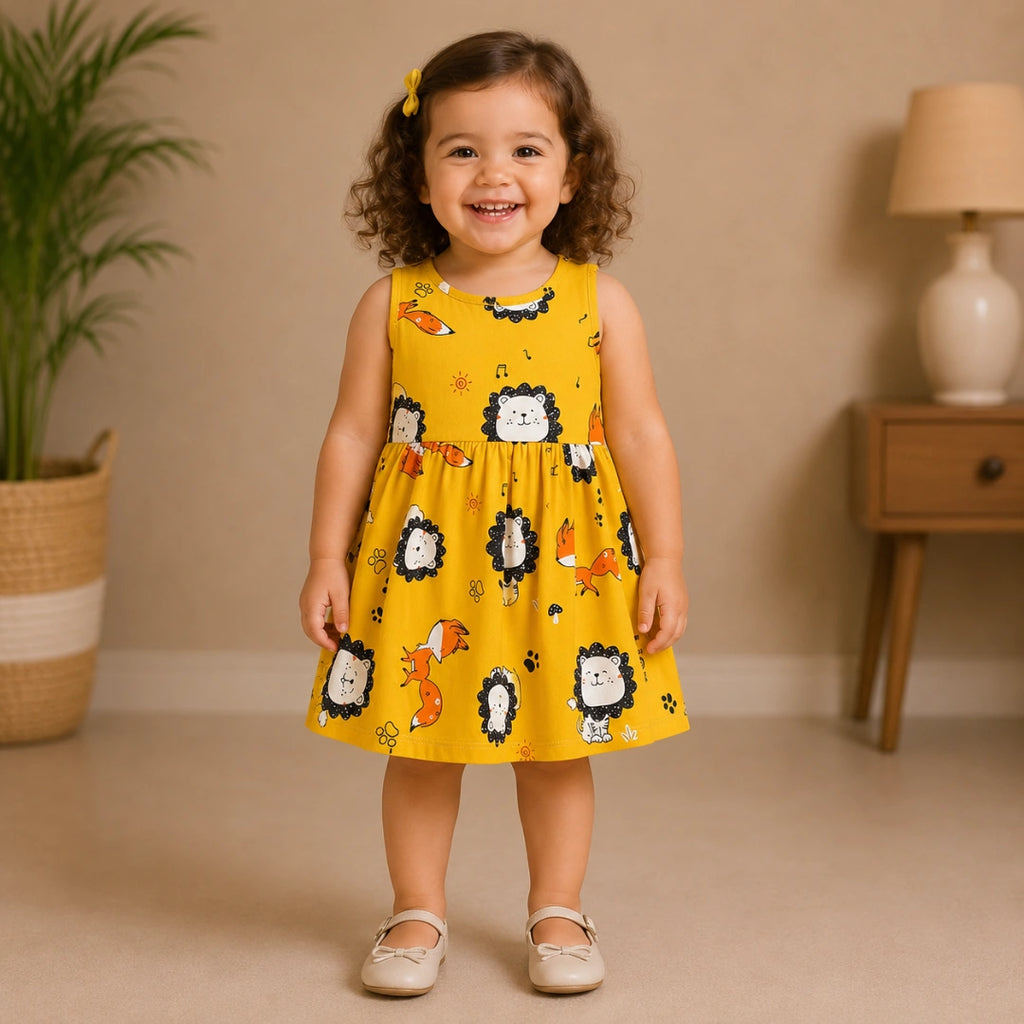 Lion Cotton Dress