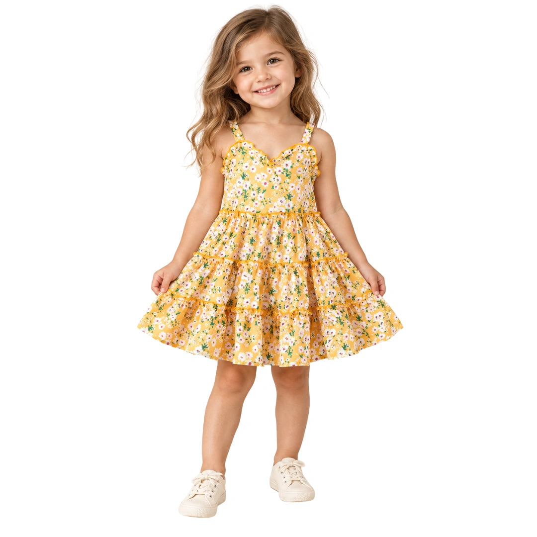 Yellow Polyester With Hat